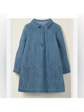 Mini Boden Denim Dress, Size 13/14